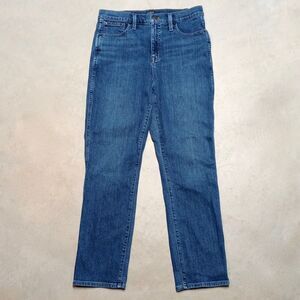 J. Crew High Rise Classic Vintage Jeans Womens 29 (30x29) Straight Stretch Denim